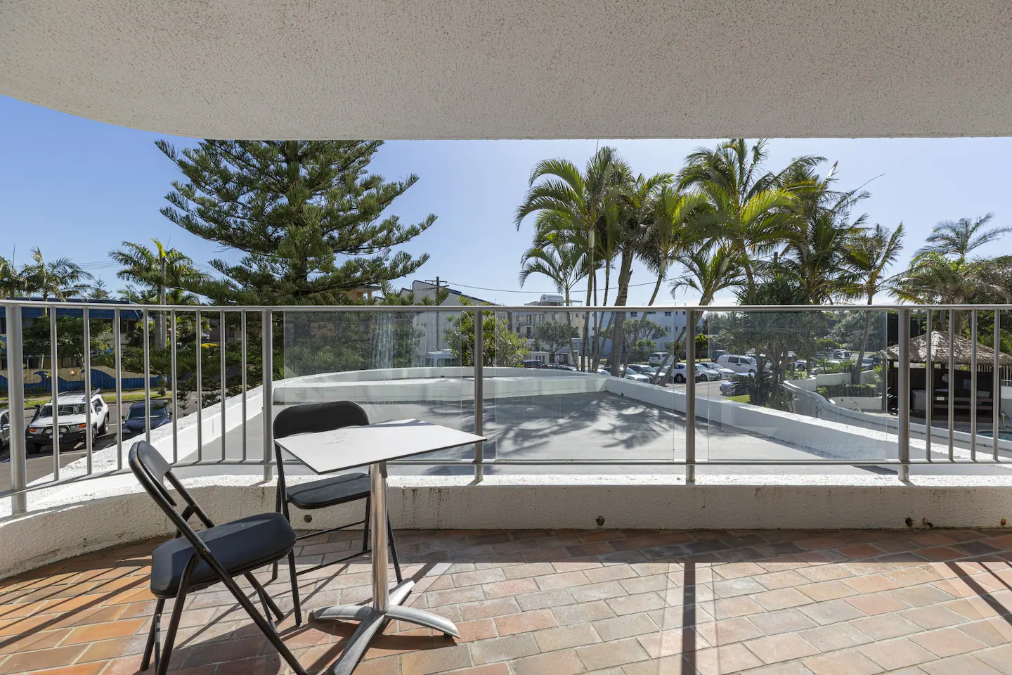 Tropical garden view from Rosaire @ Cotton Tree, Maroochydore